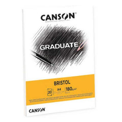 Canson - Blocco Bristol A4 20 fogli 180 gr