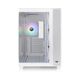 View 380 TG ARGB Snow Mid Tower Chassis