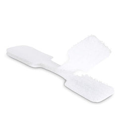 Etichette per cavi da 9cm, confezione da 100, bianco, Etichette per la gestione cavi con fissaggio a strappo, etichette segnacavi scrivibili