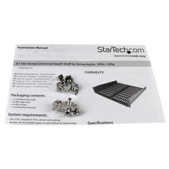 Scaffale per rack 16" 2U