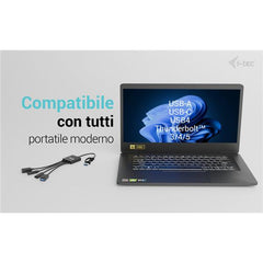 Cavo HUB USB-C/USB-A a 4 porte USB 3.2 Gen 1(2x USB-C, 2x USB-A)