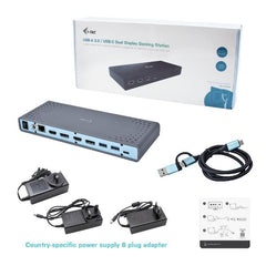 Docking station Universale USB 3.0/USB-C per 2 Monitor 5K (2xDP, 2xHDMI), 6x USB 3.0