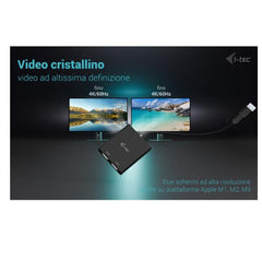 Adattatore Video Universale USB-A/USB-C Doppio Monitor HDMI 4K/60Hz (2xHDMI)
