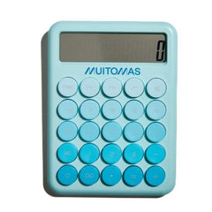 MUITOMAS - Calcolatrice tascabile blu ottanio