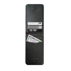 CARDD - Porta carte magnetico universale per il retro degli smartphone materiale pelle sintetica colore nero