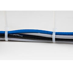 Fascette fermacavo riutilizzabili da 25 cm - 4 mm di larghezza, 55mm di diametro del fascio e resistenza alla trazione 22 kg