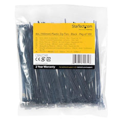 Fascetta Fermacavi da 10cm - Fascetta in Plastica Stringicavo Larga 2.5mm, Diametro del Fascio 22mm