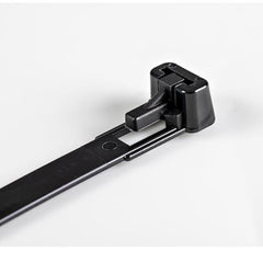 FASCETTE FERMACAVO DA 25 CM 100 PZ - NERO