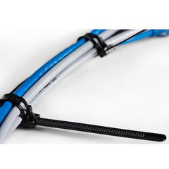 FASCETTE FERMACAVO DA 12 CM 100 PZ - NERO