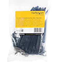 FASCETTE FERMACAVO DA 12 CM 100 PZ - NERO