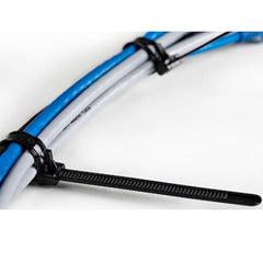 FASCETTE FERMACAVO DA 15 CM 100 PZ - NERO
