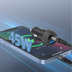 CC1USBC1USBA45W - 45W USB-A/USB-C Car Charger