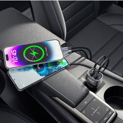 CC1USBC1USBA65W - 65W USB-A/USB-C Car Charger