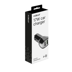 CC2USBTURBO - 17W 2 USB-A Car Charger