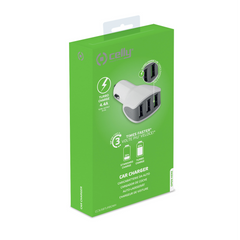 CC3USBTURBO - 22W 3 USB-A Car Charger