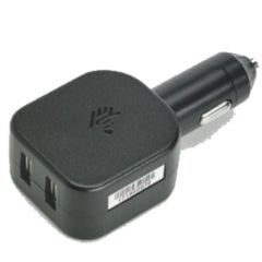 CARICABATTERIE DA AUTO CON 2 PORTE USB PER STAMPANTI E TERMINALI ZEBRA