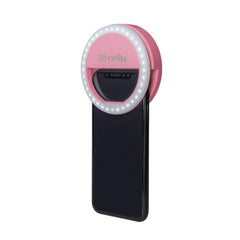 CLICKLIGHT - Luce flash aggiuntiva per smartphone, compatibilità universale, clip regolabile, 3 diverse tonalità di luce, ricarica tramite cavo Micro usb