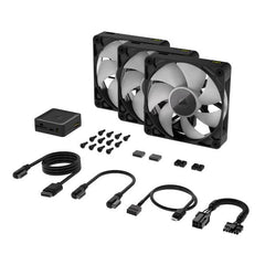Starter Kit tre ventole PWM da 120 mm iCUE LINK RX120 RGB