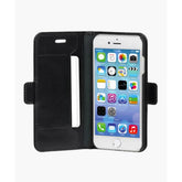 Copenhagen Slim - Custodia in Pelle per iPhone SE/8/7/6 - Nero