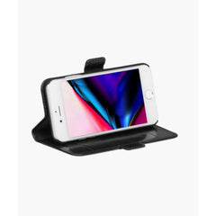 Copenhagen Slim - Custodia in Pelle per iPhone SE/8/7/6 - Nero