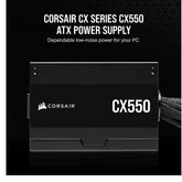 Alimentatore ATX CX Series CX550 – Certificazione 80 PLUS Bronze da 550 Watt (EU)