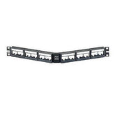 PANN.1U ANG.PER 24 RJ45U NERO