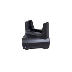 Single-slot charging cradle with USB communication for TC22 / TC27 devices. Power supply (PWR-BGA12V50W0WW), DC cable (CBL-DC-388A1-01), and AC line cord sold separately.