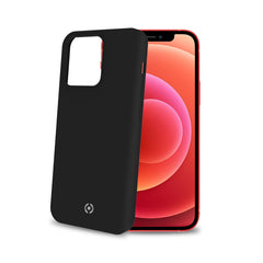 CROMO - Cover in morbido TPU con finitura soft touch colore nero compatibile con Apple iPhone 13 Pro Max