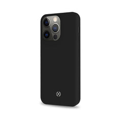 CROMO - Cover in morbido TPU con finitura soft touch colore nero compatibile con Apple iPhone 13 Pro Max