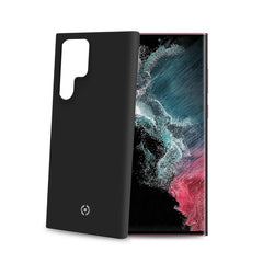 CROMO - Cover in morbido TPU con finitura soft touch colore nero compatibile con Samsung Galaxy S22 Ultra 5G/ Galaxy S22 Ultra 5G Enterprise Edition