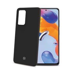 CROMO - Cover in morbido TPU con finitura soft touch colore nero compatibile con Xiaomi Redmi Note 11 Pro 4G/ Redmi Note 11 Pro 5G