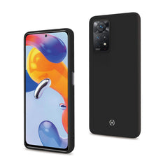 CROMO - Cover in morbido TPU con finitura soft touch colore nero compatibile con Xiaomi Redmi Note 11 Pro 4G/ Redmi Note 11 Pro 5G