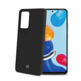CROMO - Cover in morbido TPU con finitura soft touch colore nero compatibile con Xiaomi Redmi Note 11/ Redmi Note 11s
