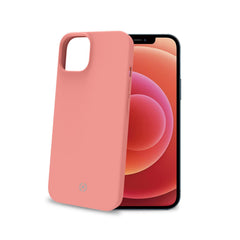 CROMO - Cover in morbido TPU con finitura soft touch colore rosa cipria compatibile con Apple iPhone 14