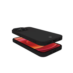 CROMO - Cover in morbido TPU con finitura soft touch colore nero compatibile con Apple iPhone 14 Pro