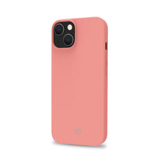 CROMO - Cover in morbido TPU con finitura soft touch colore rosa cipria compatibile con Apple iPhone 14 Plus