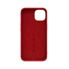 CROMO - Cover in morbido TPU con finitura soft touch colore rosso compatibile con Apple iPhone 14 Plus
