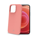 CROMO - Cover in morbido TPU con finitura soft touch colore rosa cipria compatibile con Apple iPhone 14 Pro Max