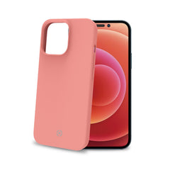 CROMO - Cover in morbido TPU con finitura soft touch colore rosa cipria compatibile con Apple iPhone 14 Pro Max