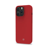 CROMO - Cover in morbido TPU con finitura soft touch colore rosso compatibile con Apple iPhone 14 Pro Max