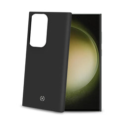 CROMO - Cover in morbido TPU con finitura soft touch colore nero compatibile con Samsung Galaxy S23 Ultra 5G/ Galaxy S23 Ultra 5G Enterprise Edition