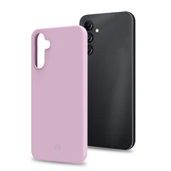 CROMO - Cover in morbido TPU con finitura soft touch colore rosa compatibile con Samsung Galaxy A14 4G/ Galaxy A14 5G