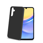 CROMO - Cover in morbido TPU con finitura soft touch colore nero compatibile con Samsung Galaxy A15 5G/ Galaxy A15 4G