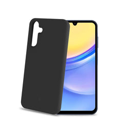CROMO - Cover in morbido TPU con finitura soft touch colore nero compatibile con Samsung Galaxy A15 5G/ Galaxy A15 4G