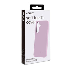 CROMO - Cover in morbido TPU con finitura soft touch colore rosa compatibile con Samsung Galaxy A35 5G/ Galaxy A35 5G Enterprise Edition