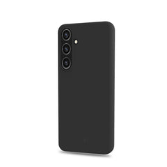 CROMO - Cover in morbido TPU con finitura soft touch colore nero compatibile con Samsung Galaxy S24+ 5G