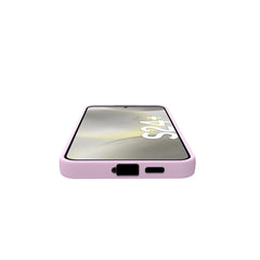 CROMO - Cover in morbido TPU con finitura soft touch colore rosa compatibile con Samsung Galaxy S24+ 5G