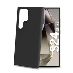 CROMO - Cover in morbido TPU con finitura soft touch colore nero compatibile con Samsung Galaxy S24 Ultra 5G/ Galaxy S24 Ultra 5G Enterprise Edition