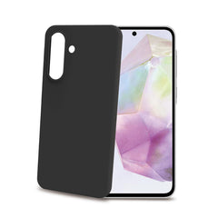 CROMO - Cover in morbido TPU con finitura soft touch colore nero compatibile con Samsung Galaxy A36 5G/ Galaxy A36 5G Enterprise Edition