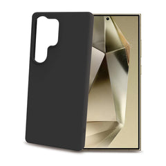 CROMO - Cover in morbido TPU con finitura soft touch colore nero compatibile con Samsung Galaxy S25 Ultra 5G/ Galaxy S25 Ultra 5G Enterprise Edition